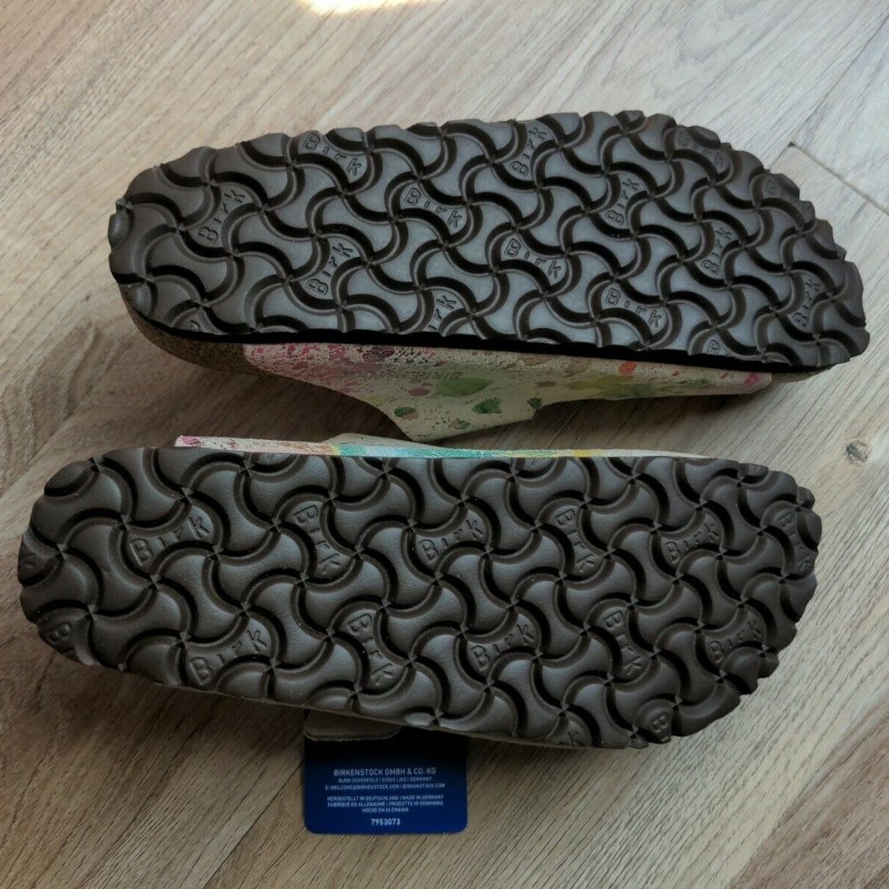 Birkenstock Arizona Flower Crush Suede Sandals - Picture 12 of 12
